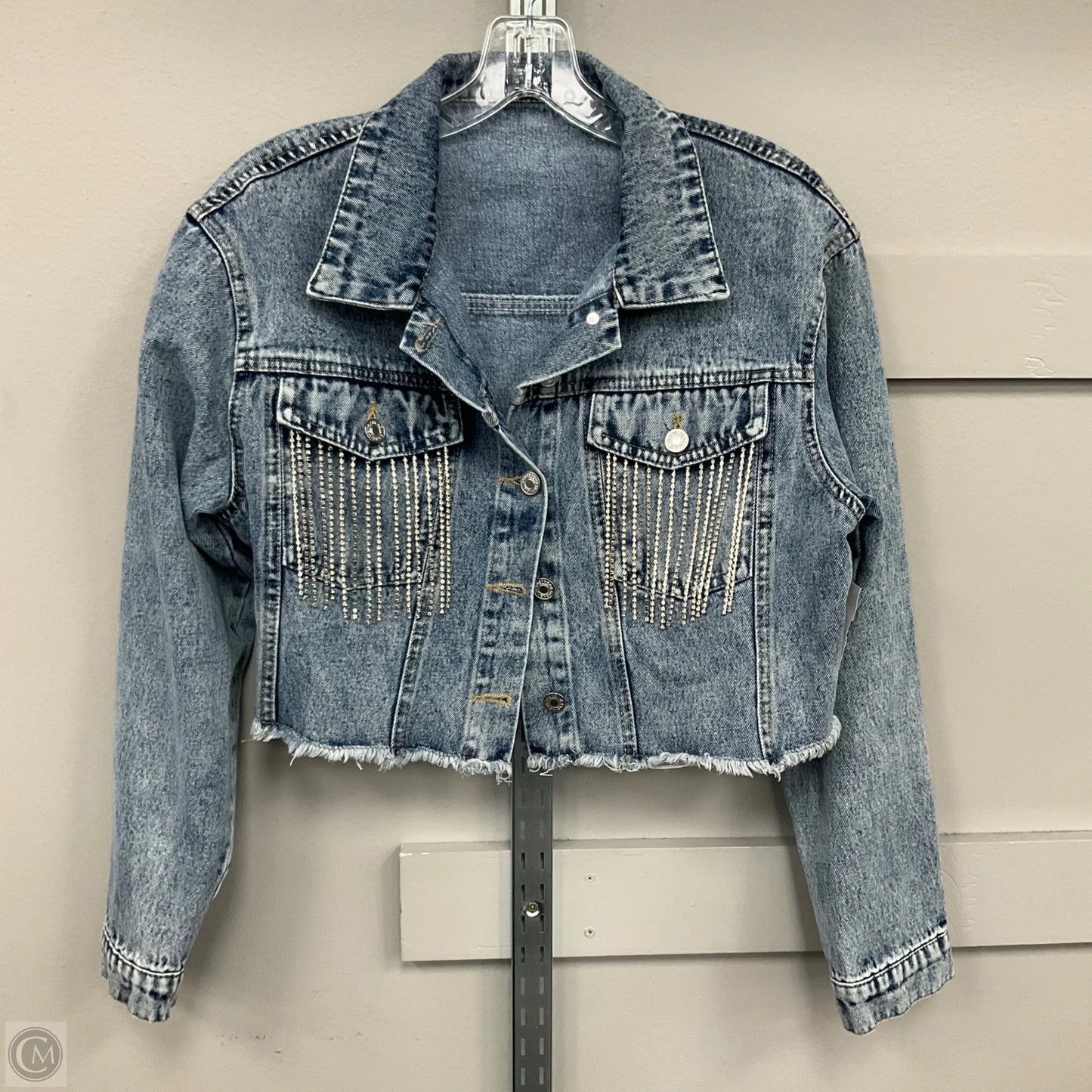 Jacket Denim By Cmf In Blue Denim, Size: M