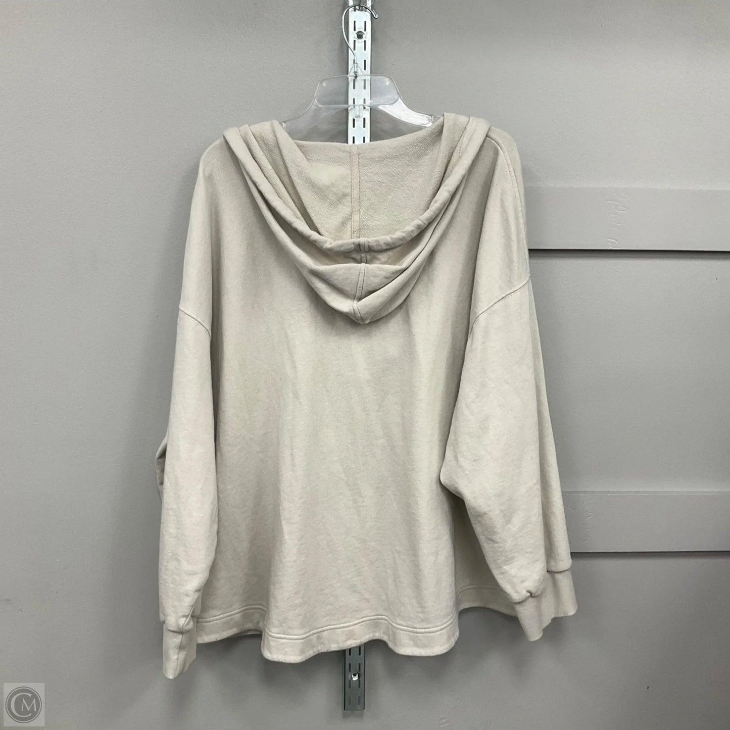Sweatshirt Hoodie By Old Navy In Tan, Size: 3x