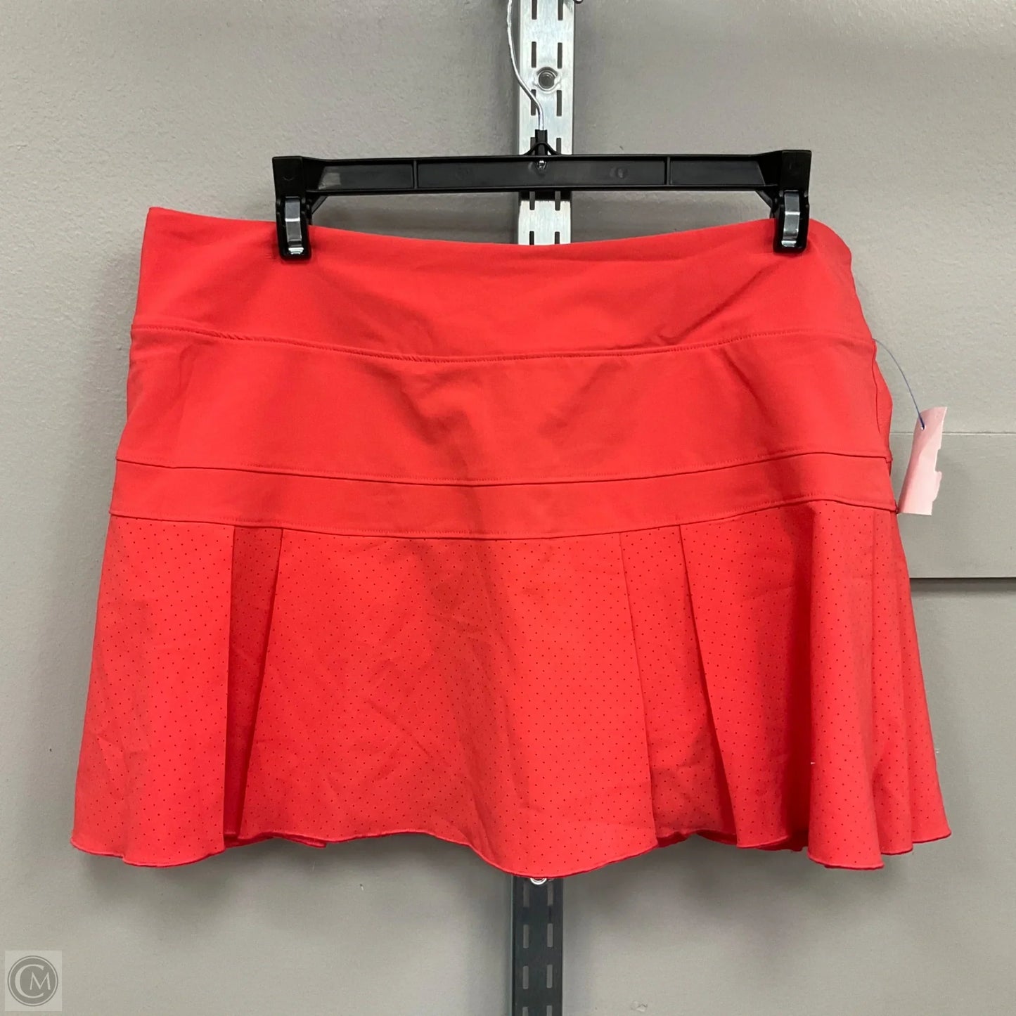 Athletic Skort By Nike Apparel In Orange, Size: L