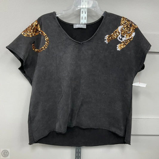 Top Short Sleeve By Blue B In Black, Size: M