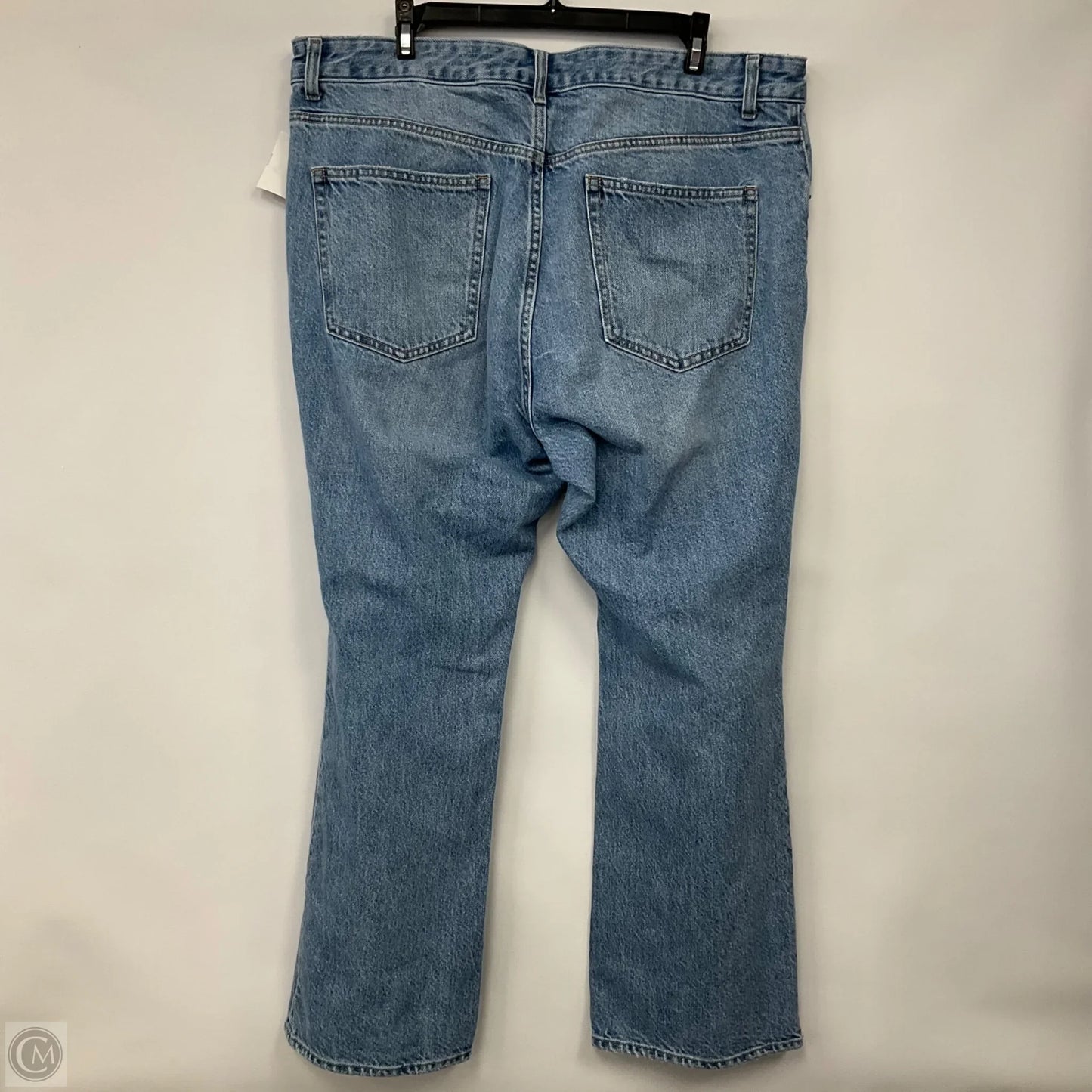 Jeans Wide Leg By H&m In Blue Denim, Size: 14