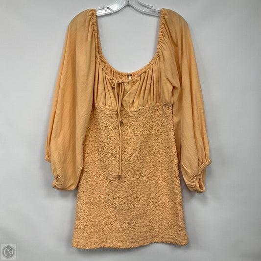 Dress Casual Short By Free People In Orange, Size: Xl