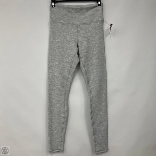 Athletic Leggings By Alo In Grey, Size: S