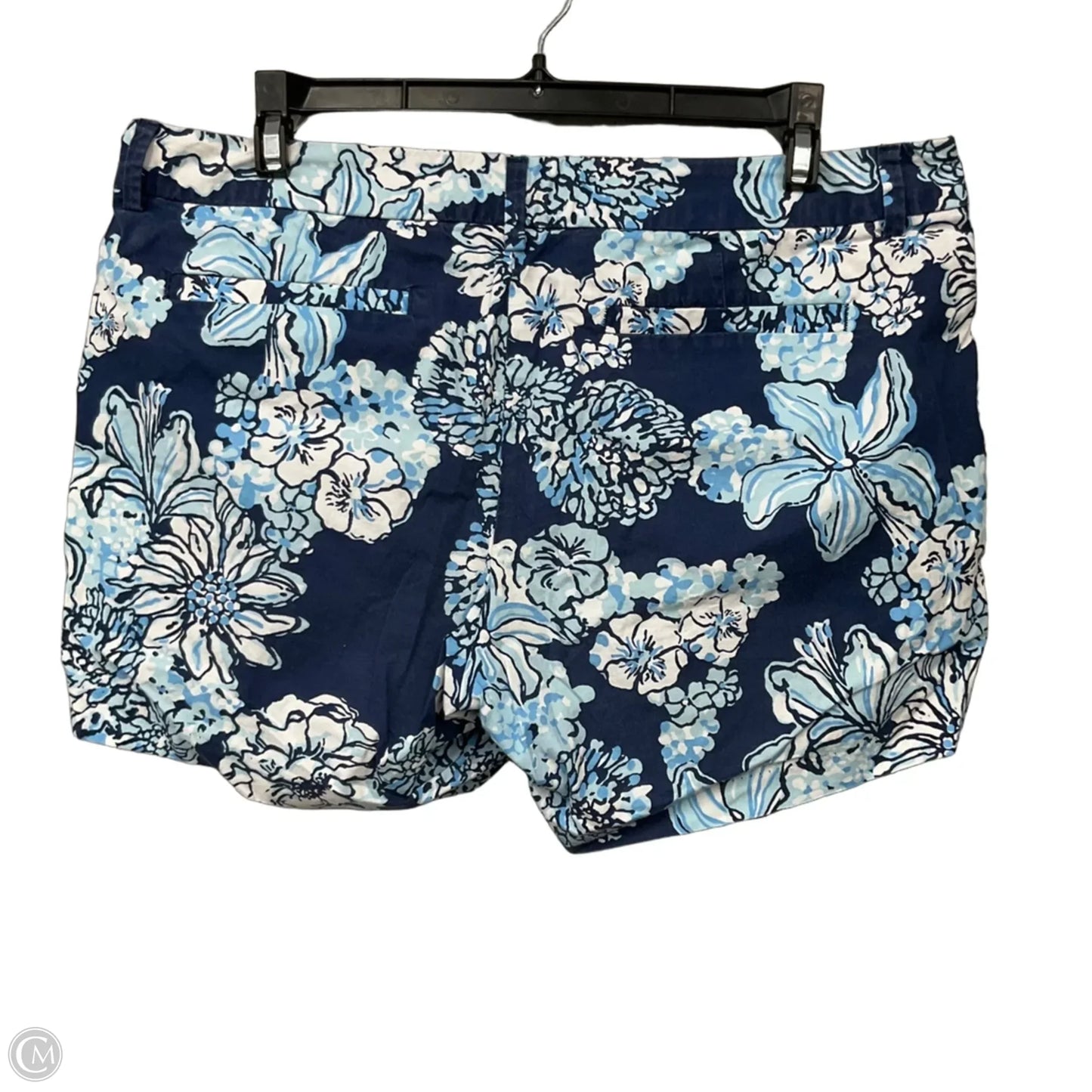 Shorts Designer By Lilly Pulitzer In Blue & White, Size: 6