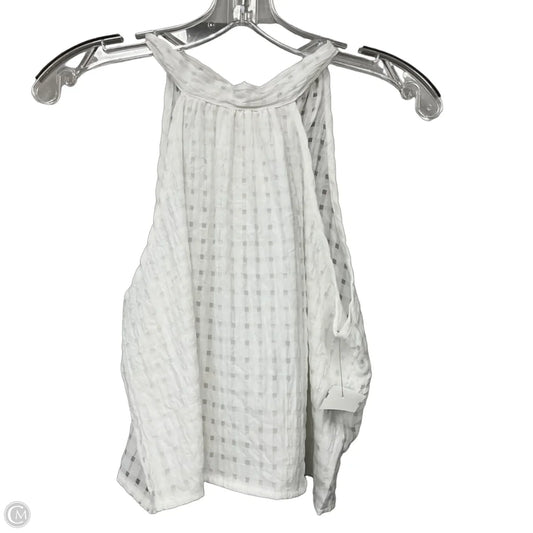 Top Sleeveless By Shein In White, Size: M