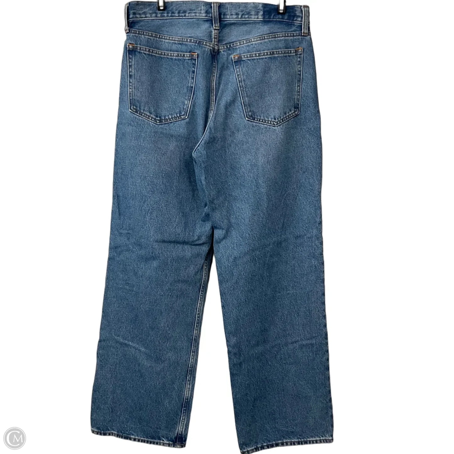 Jeans Wide Leg By Abercrombie And Fitch In Blue Denim, Size: 8