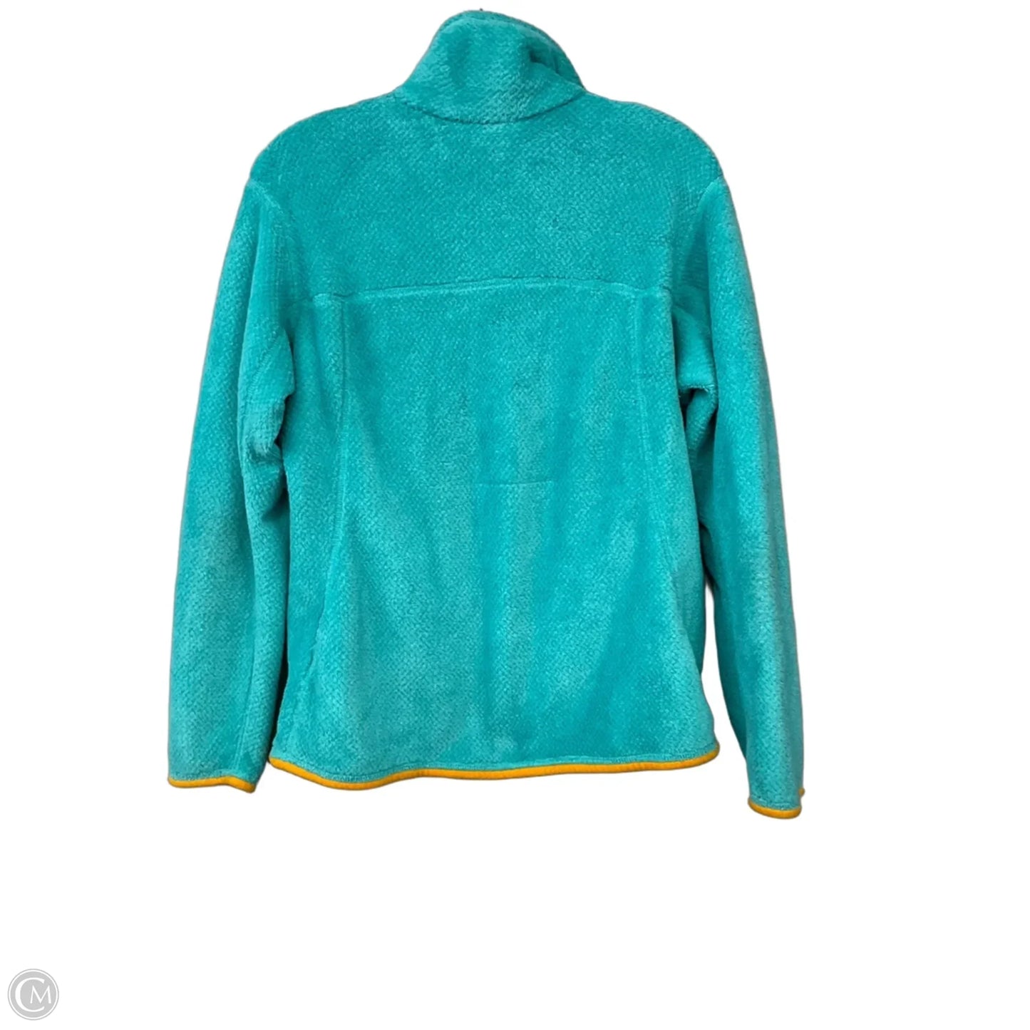 Sweatshirt Collar By Patagonia In Teal, Size: L