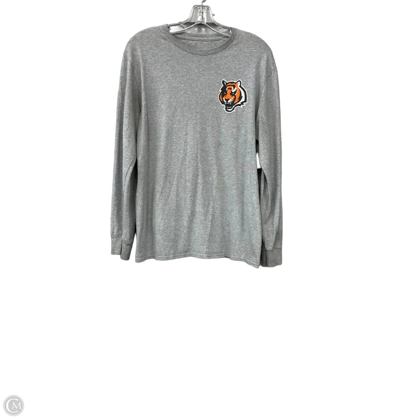 Top Long Sleeve Basic By Cmf In Grey, Size: M