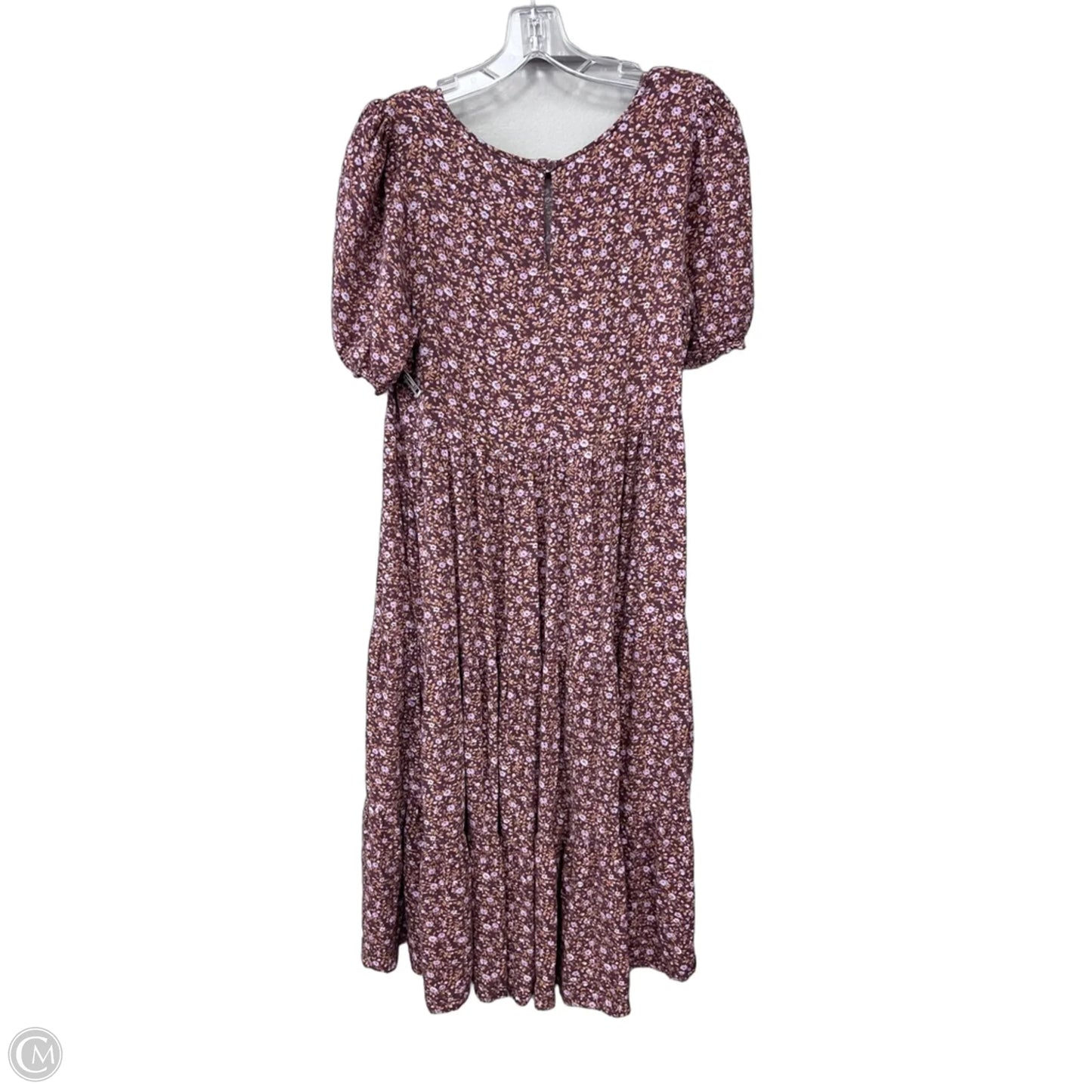 Dress Casual Midi By Aerie In Floral Print, Size: M