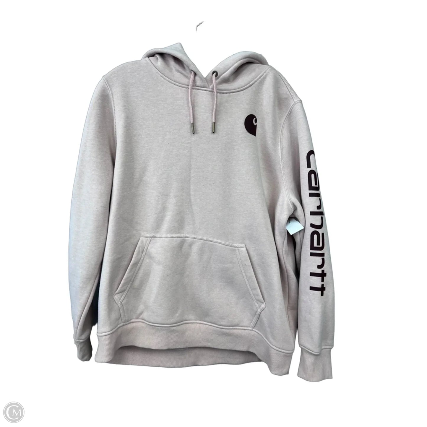 Sweatshirt Hoodie By Carhartt In Pink, Size: Xl