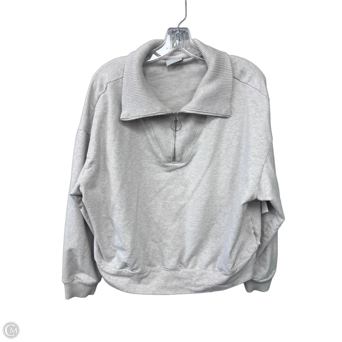 Sweatshirt Collar By Varley In Cream, Size: L