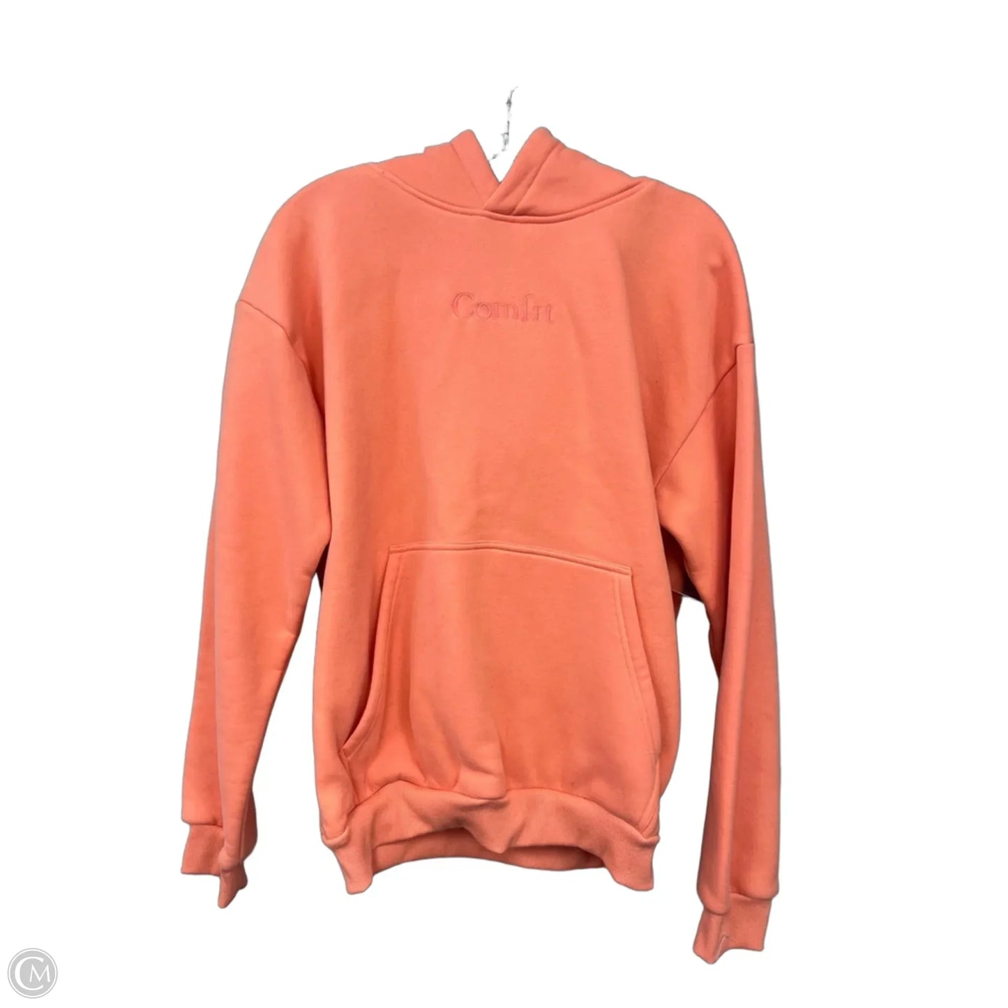 Sweatshirt Hoodie By Cmb In Orange, Size: S