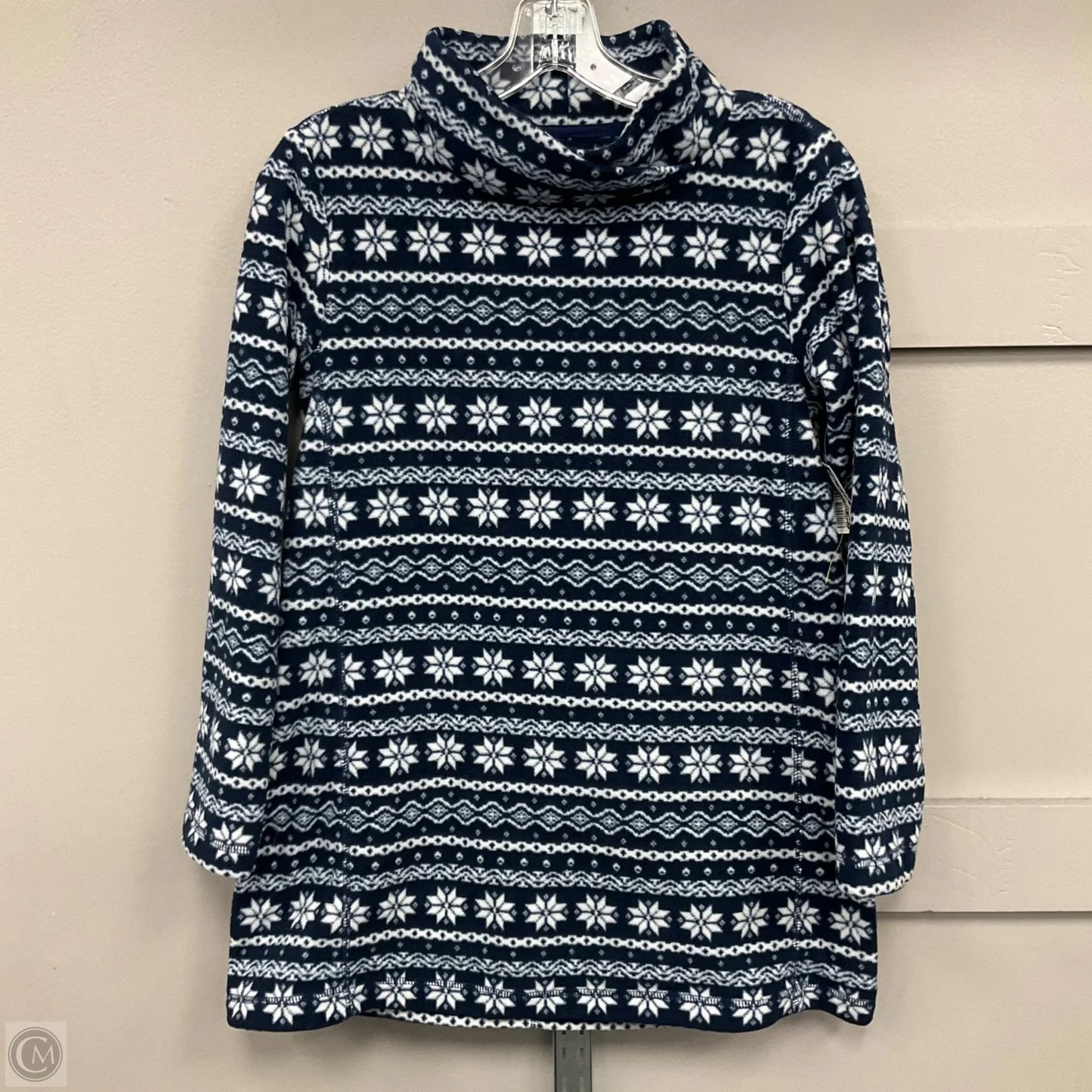 Sweatshirt Collar By Lands End In Navy, Size: Xs