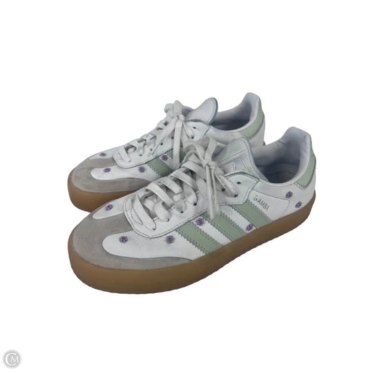 Shoes Athletic By Adidas In White, Size: 8
