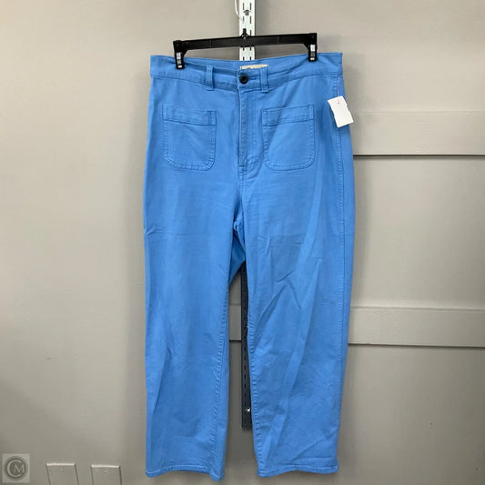 Jeans Wide Leg By Madewell In Blue, Size: 8