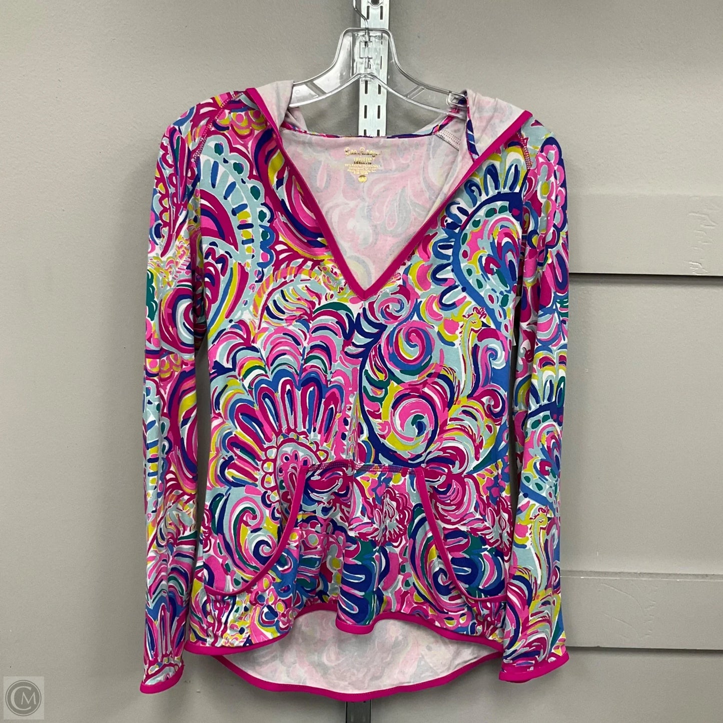 Top Long Sleeve Designer By Lilly Pulitzer In Multi-colored, Size: Xs