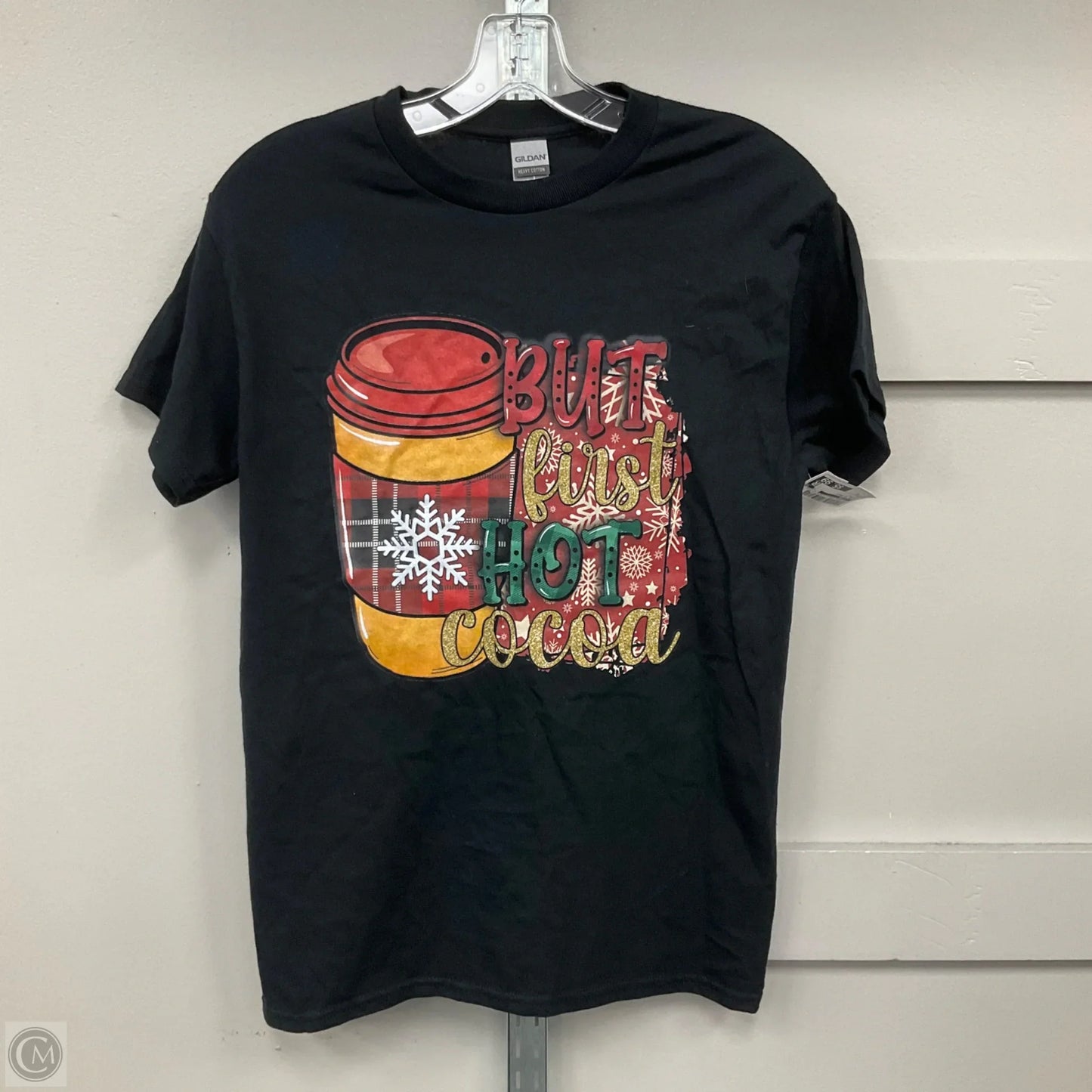 Top Short Sleeve Basic By Gildan In Black, Size: S