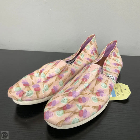 Shoes Flats By Toms In Pink, Size: 10