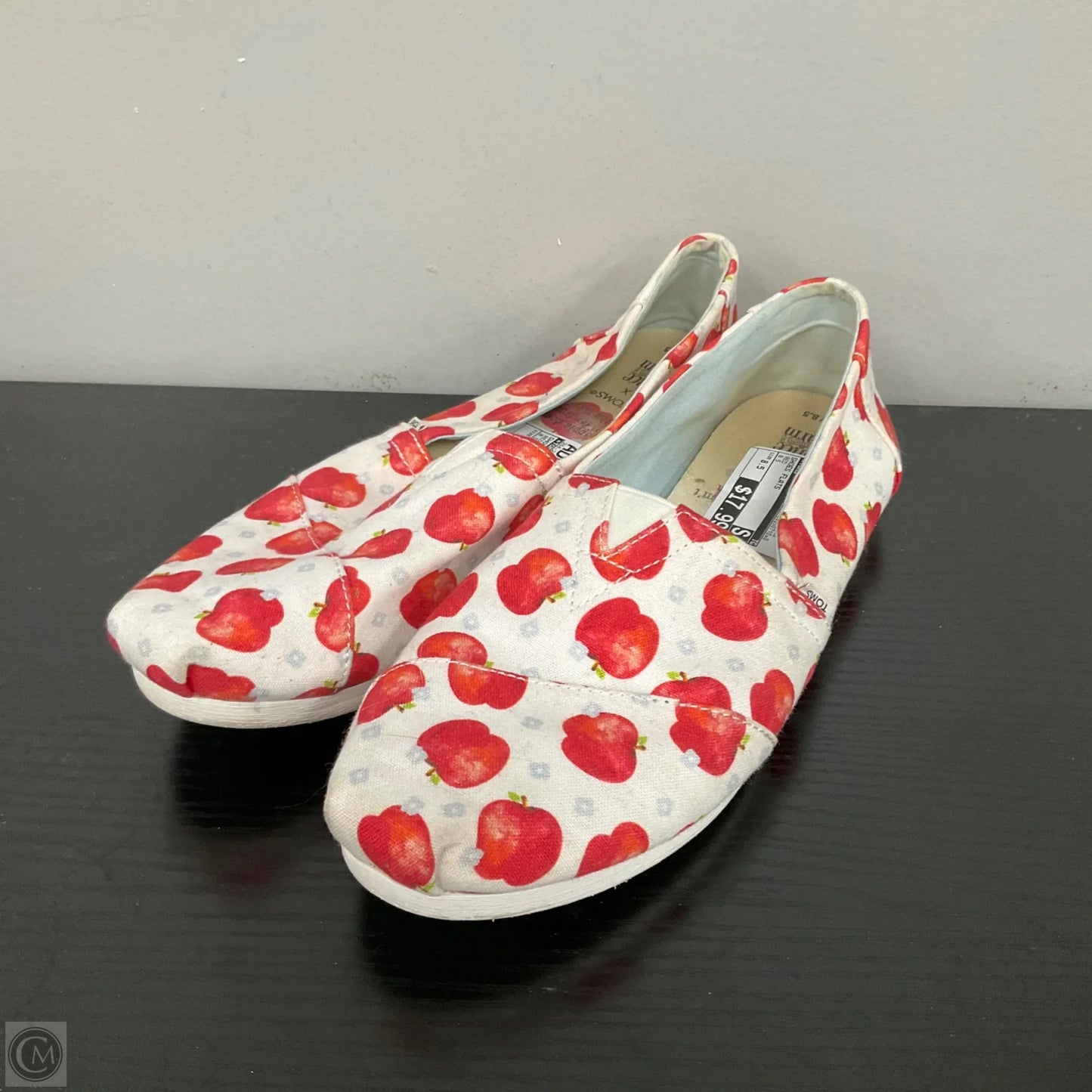 Shoes Flats By Toms In Red, Size: 8.5