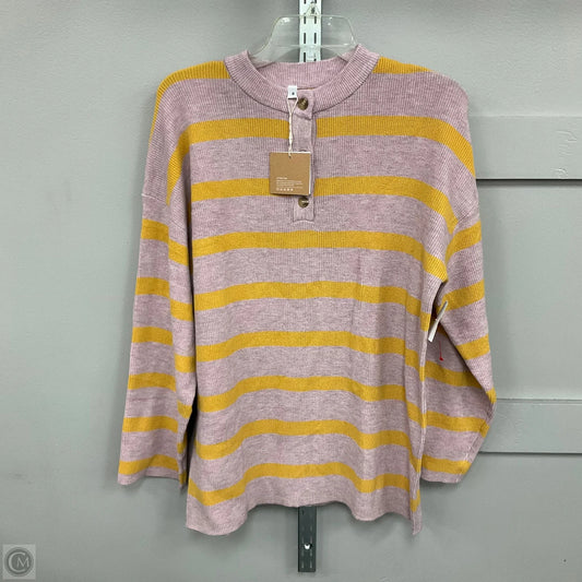 Sweater By Clothes Mentor In Striped Pattern, Size: S
