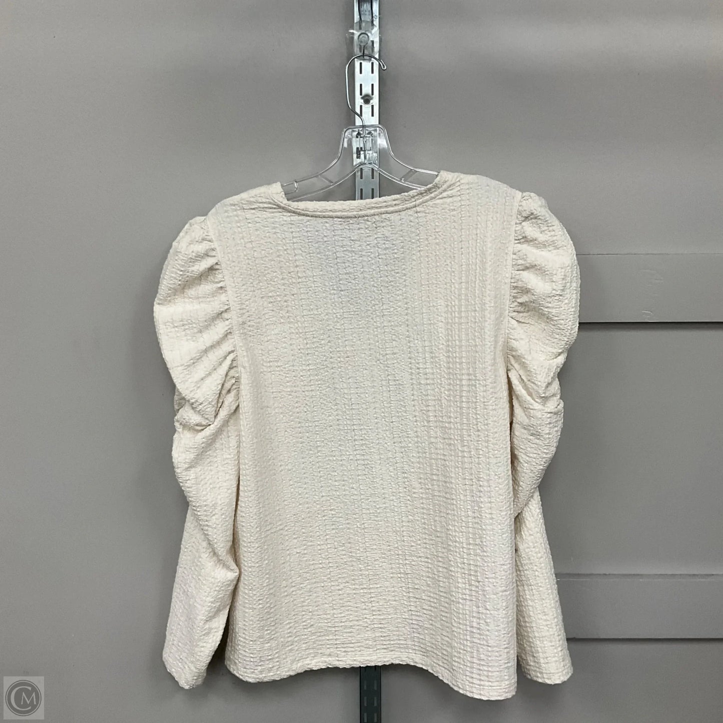 Top Long Sleeve By Loft In Cream, Size: Xxl
