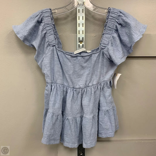 Top Short Sleeve By Altard State In Blue, Size: S