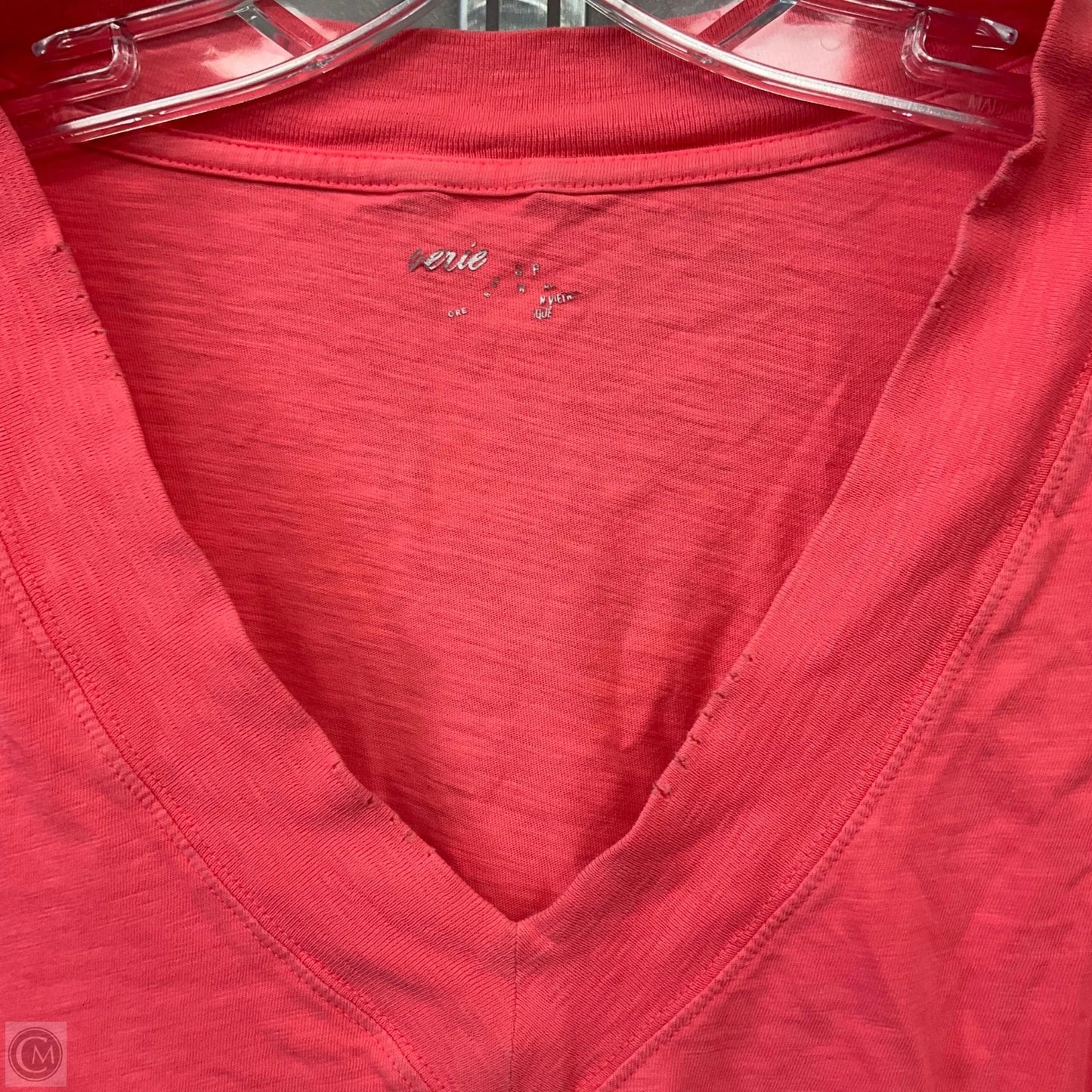 Top Short Sleeve Basic By Aerie In Pink, Size: S