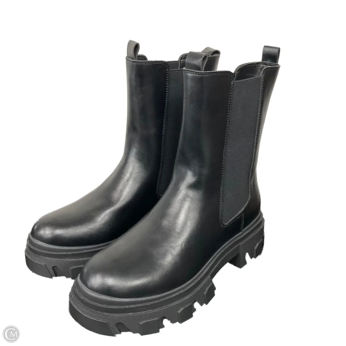 Boots Combat By Clothes Mentor In Black, Size: 10