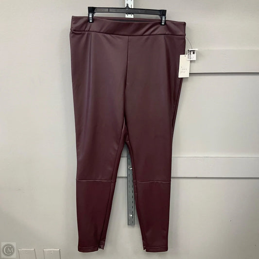 Pants Other By A New Day In Maroon, Size: Xl