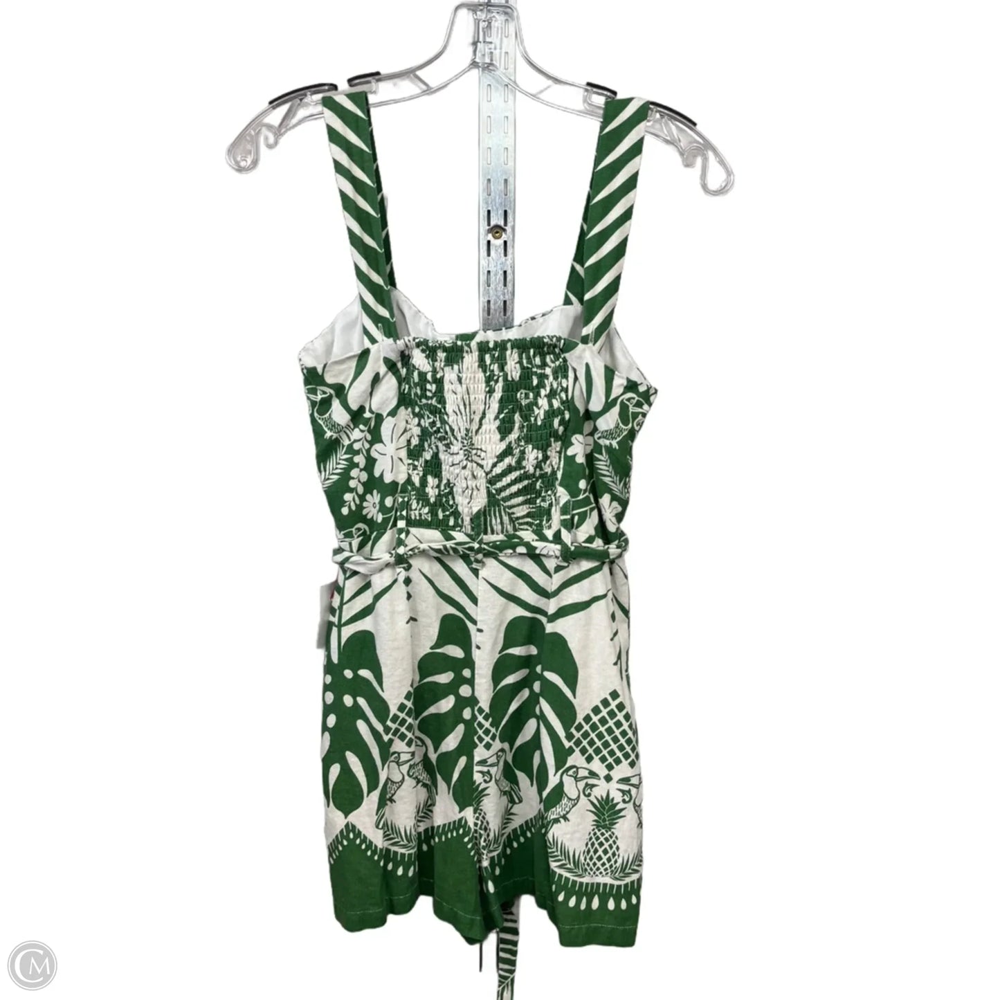 Dress Casual Midi By Rachel Zoe In Green & White, Size: 6