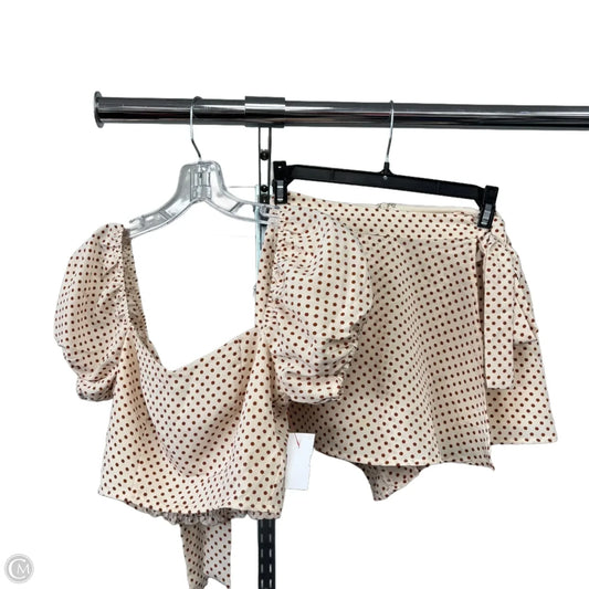 Skirt Set 2pc By Altard State In Polkadot Pattern, Size: Xs