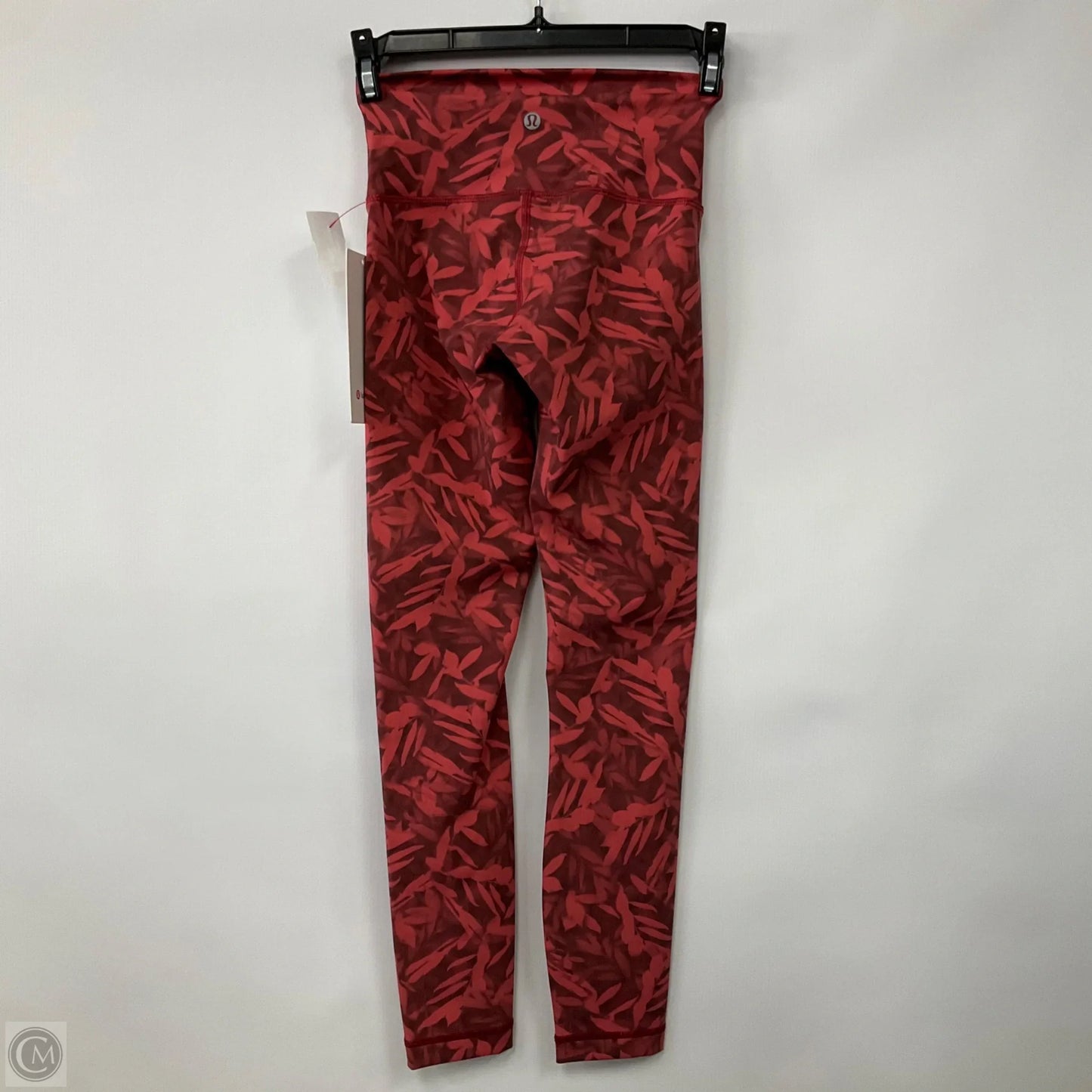 Athletic Leggings By Lululemon In Red, Size: 2