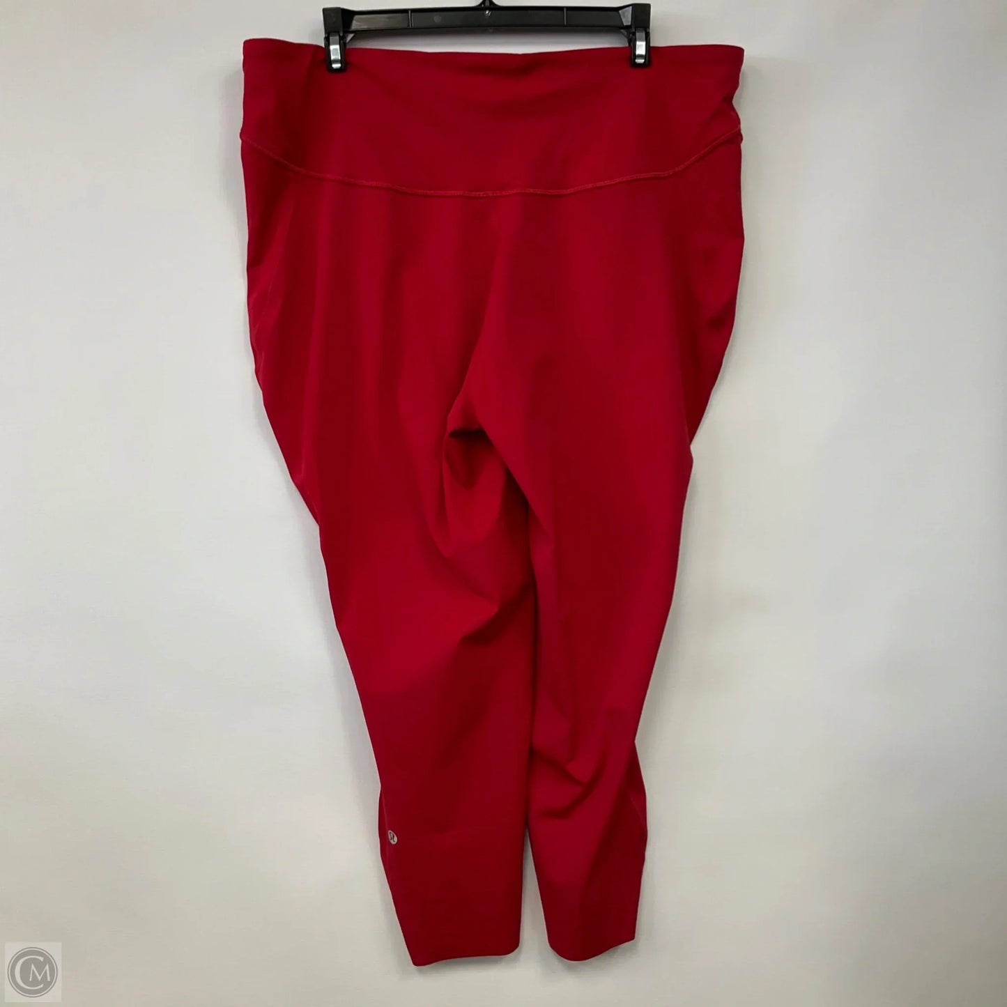 Athletic Leggings By Lululemon In Red, Size: 18