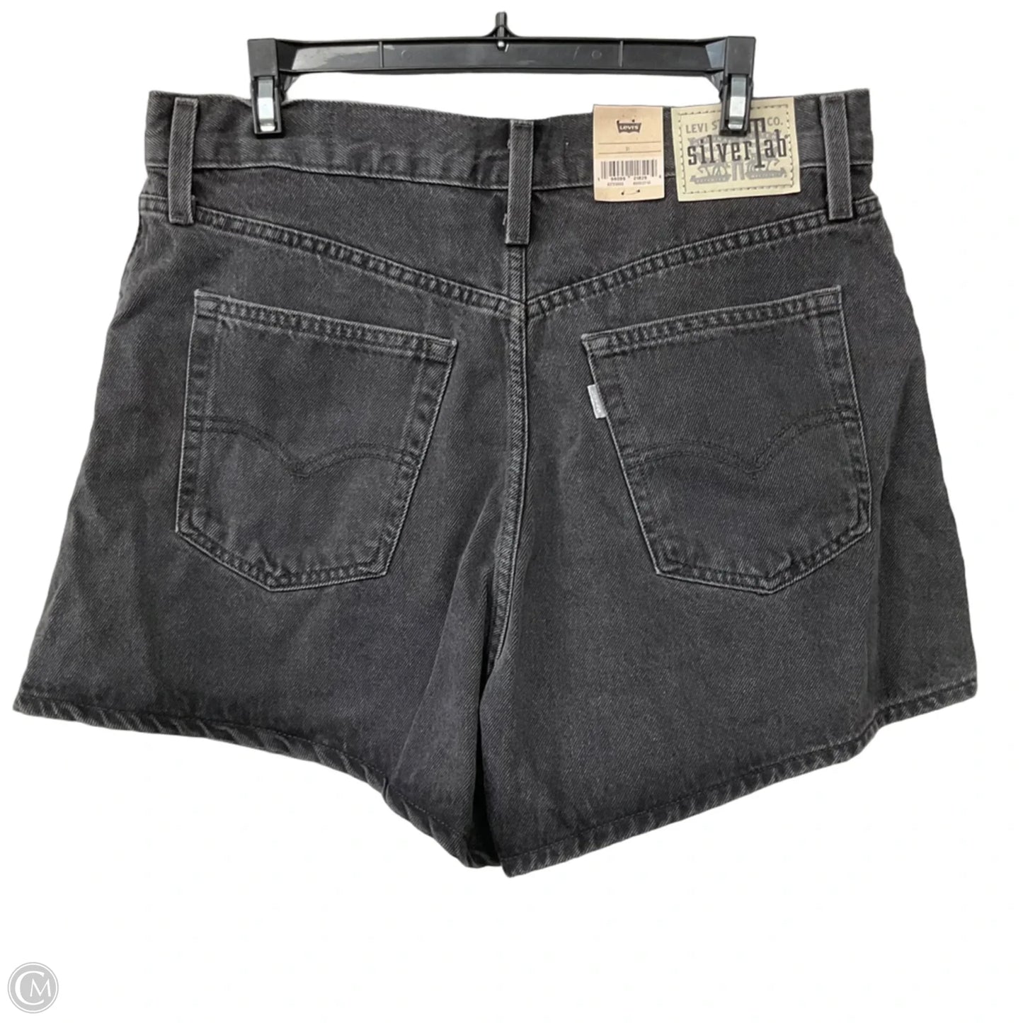 Shorts By Levis In Black Denim, Size: 12