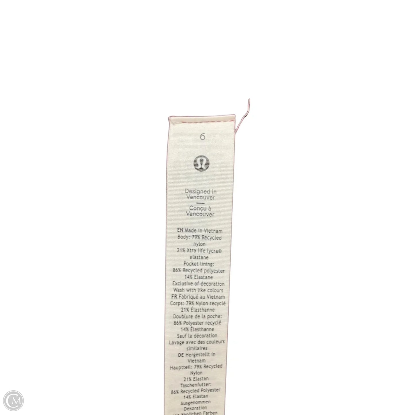 Athletic Pants By Lululemon In Red, Size: 6