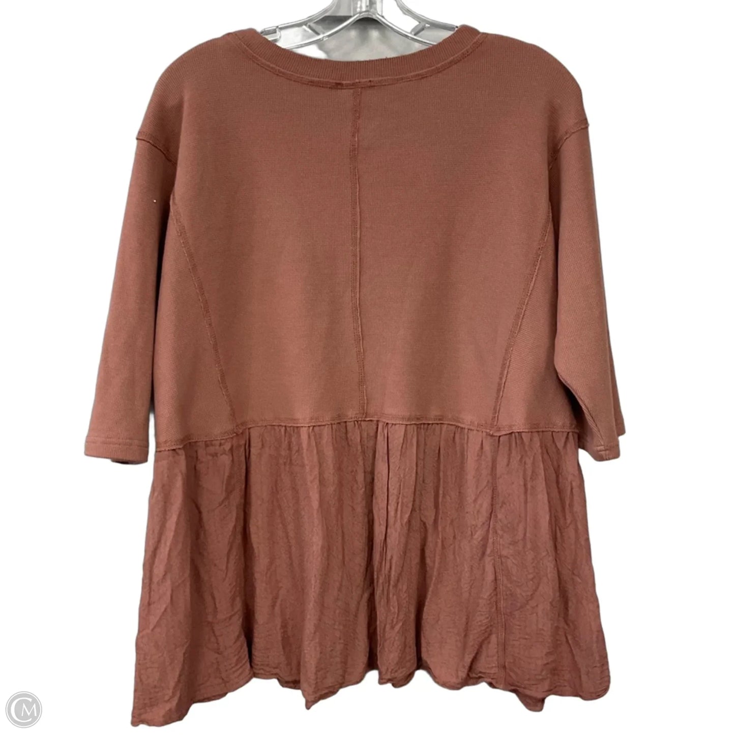 Top Short Sleeve By Arula In Orange, Size: 1x