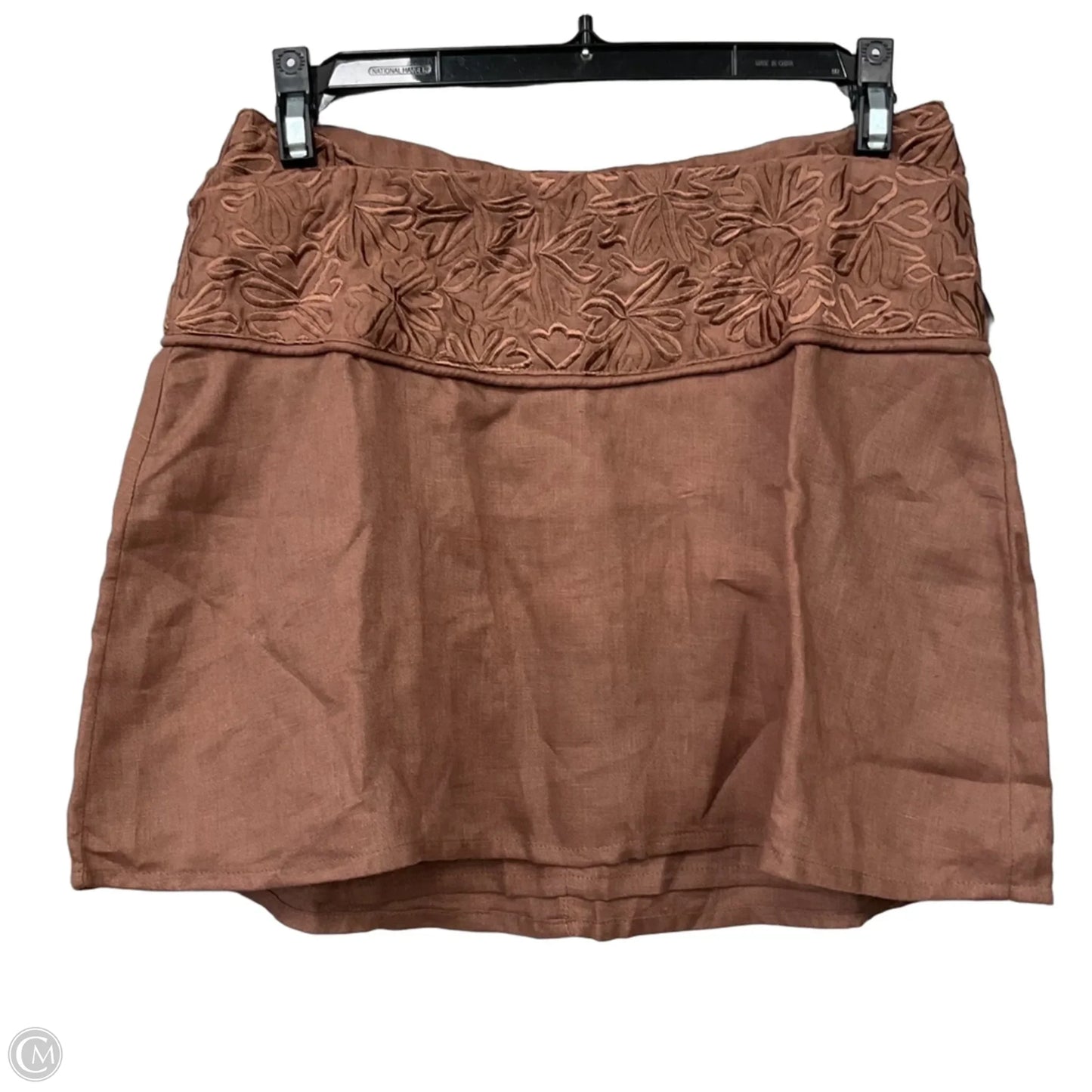 Skirt Mini & Short In Brown, Size: S
