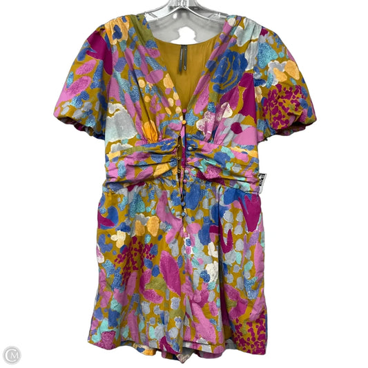Romper By Anthropologie In Multi-colored, Size: L