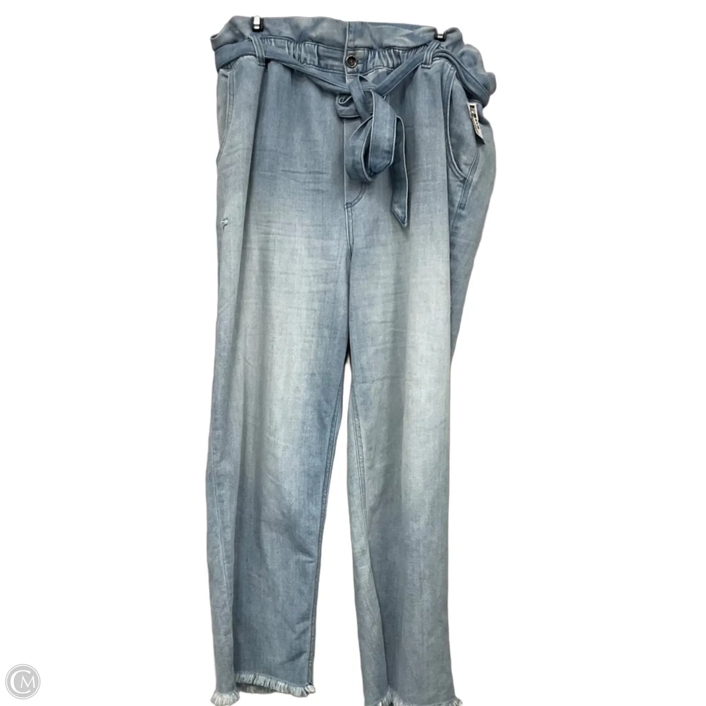 Jeans Straight By Aerie In Blue Denim, Size: Xl