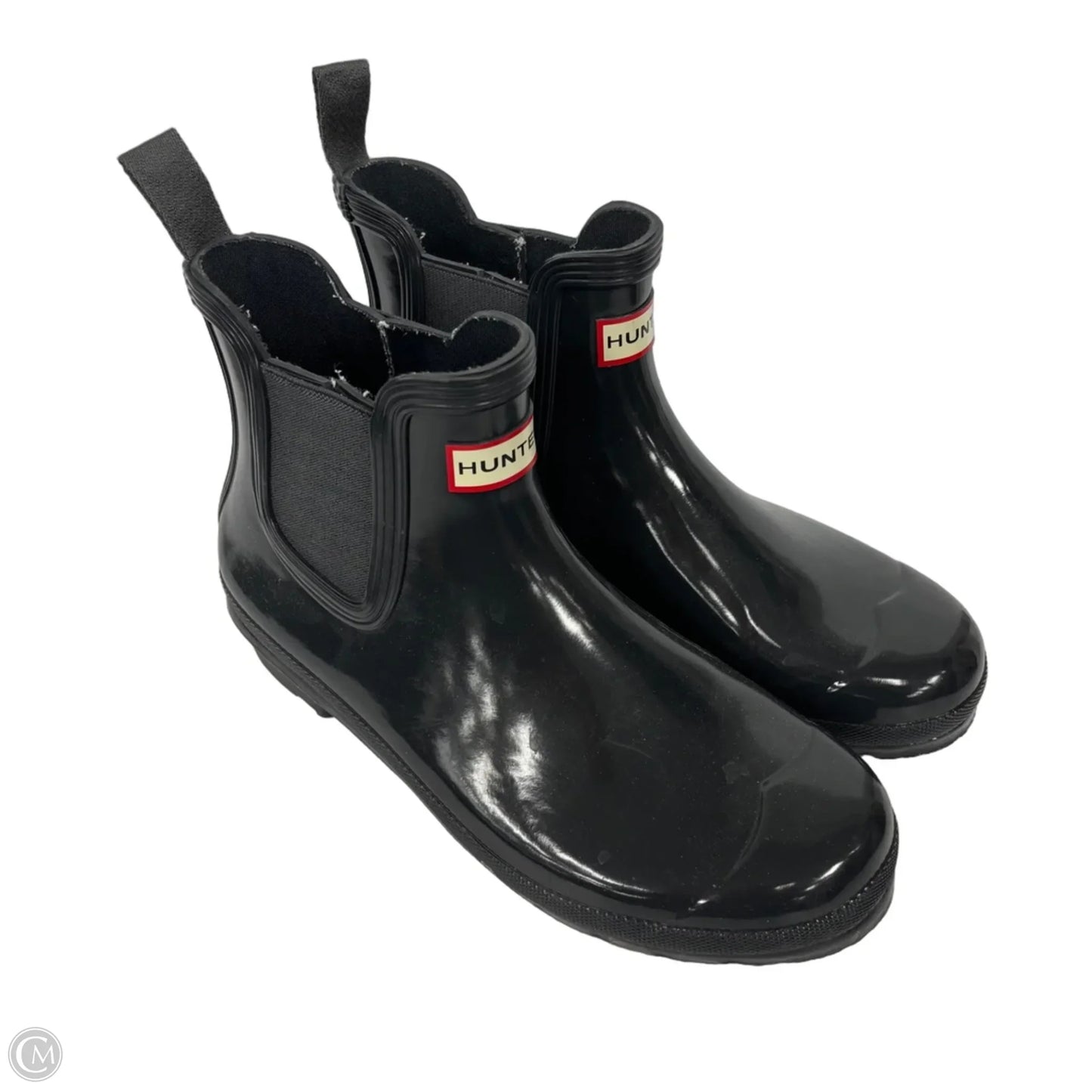 Boots Rain By Hunter In Black, Size: 10