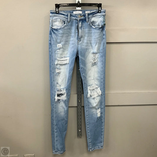 Jeans Skinny By Kancan In Blue Denim, Size: 0