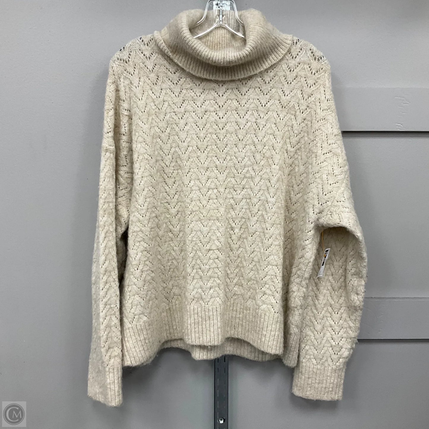 Sweater By Old Navy In Cream, Size: L