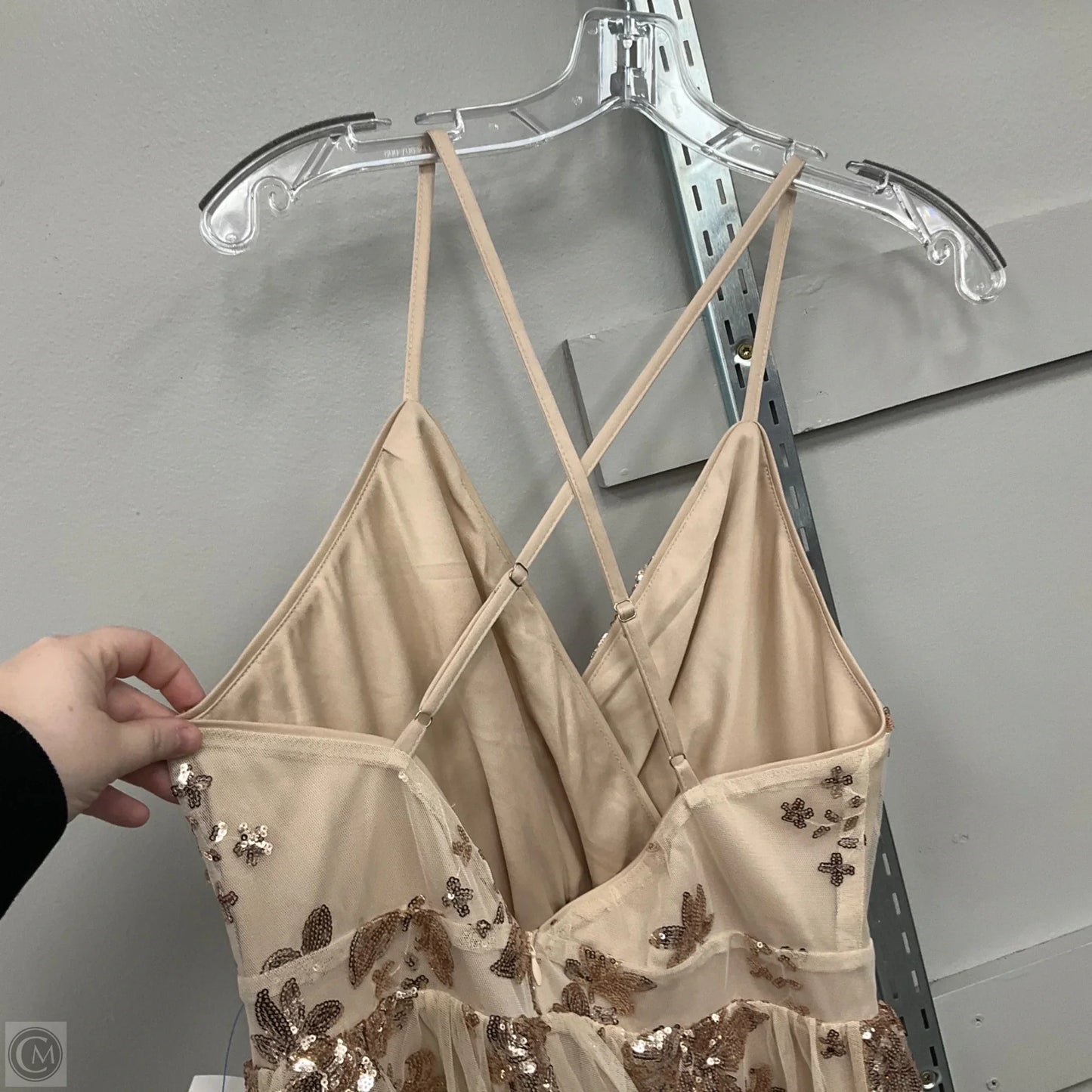 Dress Party Short By Shein In Beige, Size: Xl