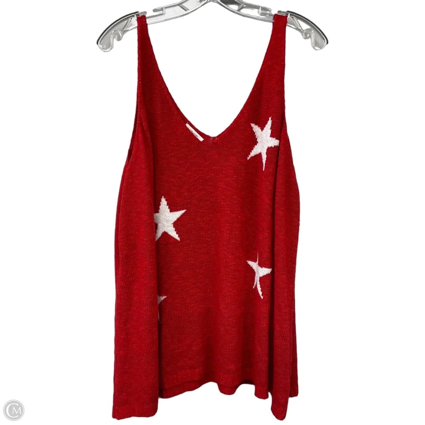Top Sleeveless By Maurices In Red, Size: 3x