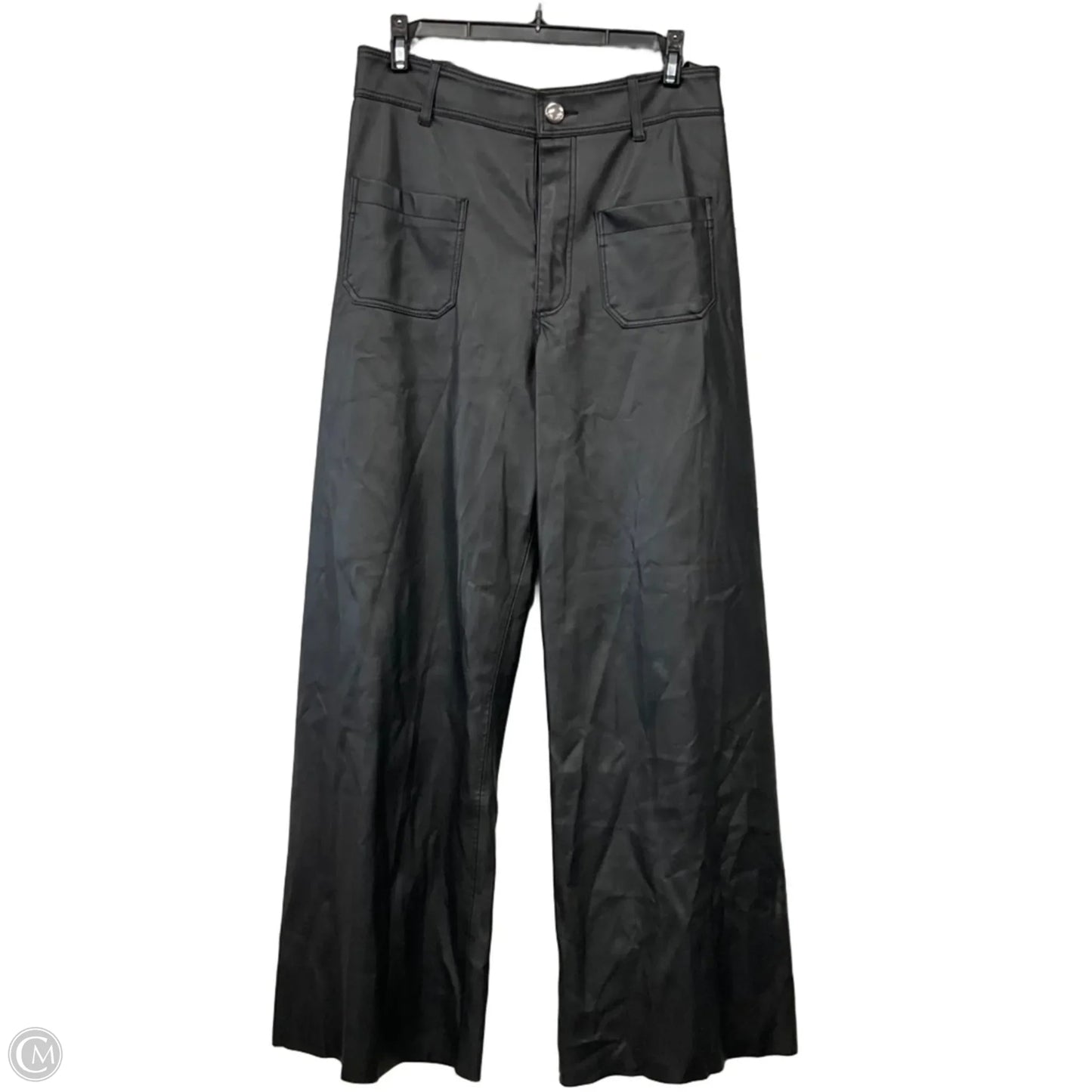 Pants Wide Leg By Zara In Black, Size: 8