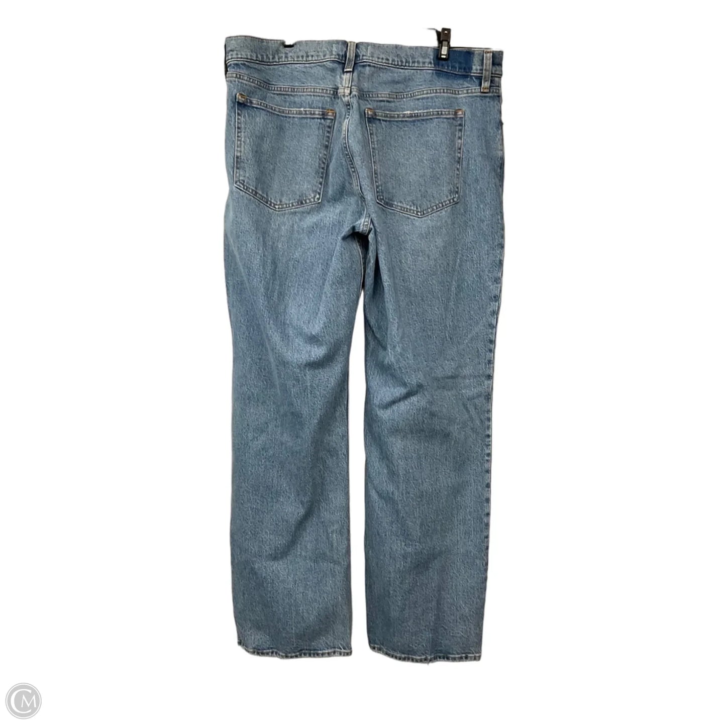 Jeans Straight By Abercrombie And Fitch In Blue Denim, Size: 14
