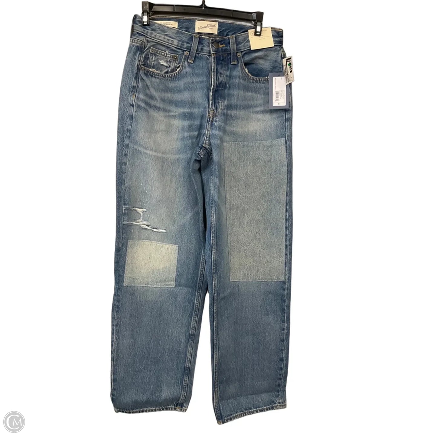 Jeans Wide Leg By Universal Thread In Blue Denim, Size: 0