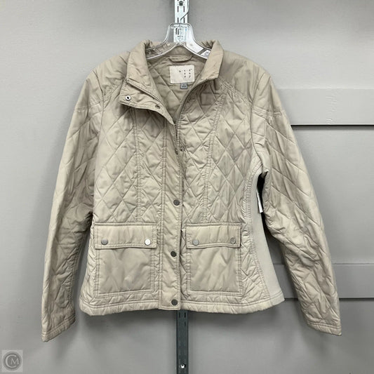 Coat Puffer & Quilted By A New Day In Beige, Size: L