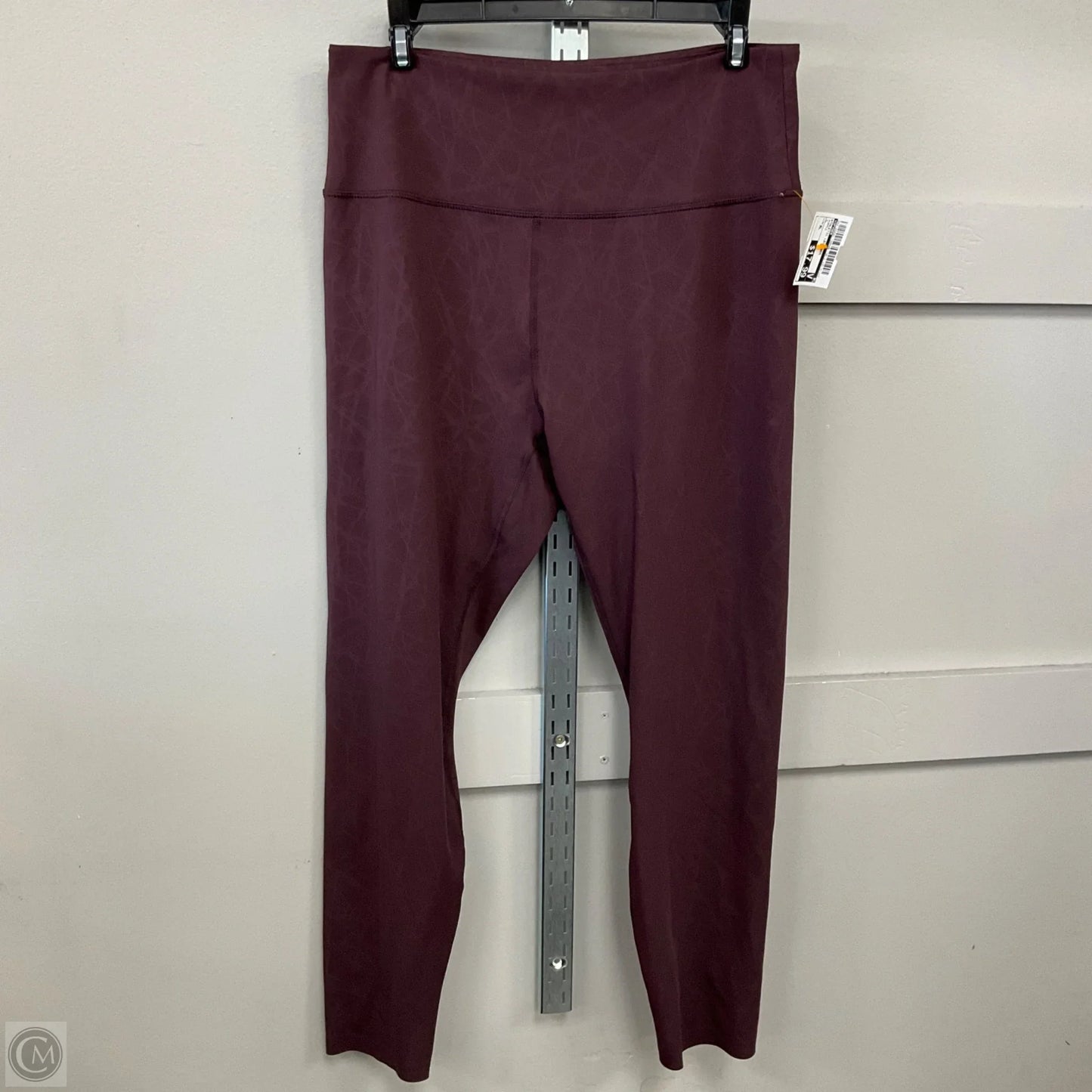 Athletic Leggings By Spyder In Purple, Size: Xl