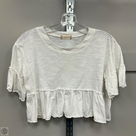 Top Short Sleeve By Altard State In White, Size: S